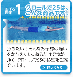 泳げる近道１クロールで２５はこんな商品です。
